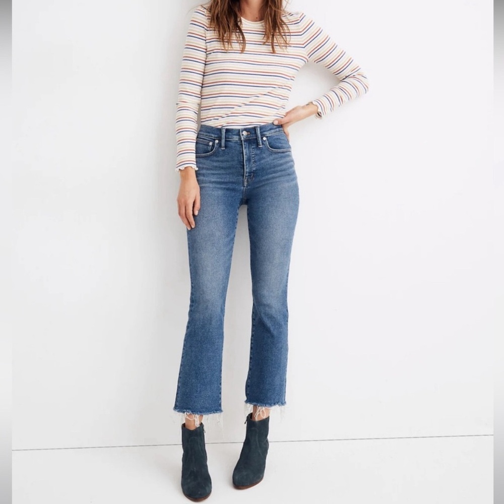 Madewell Cali Demi Boot Jeans - Size 24P